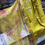 3-Piece Zari Work Straight Suit in Yellow