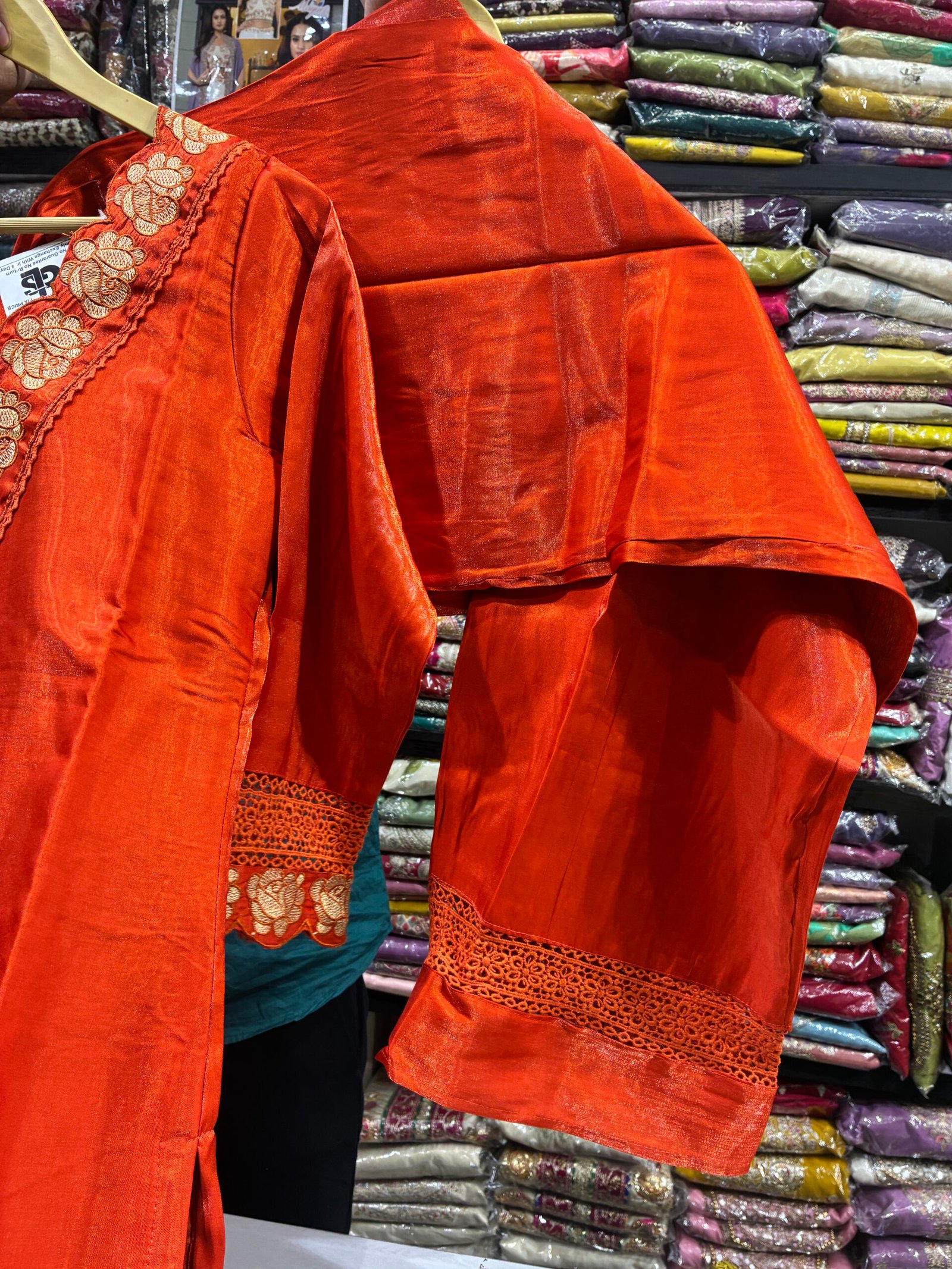 Elegant Ethnic Suit Set with Heavy Floral Work