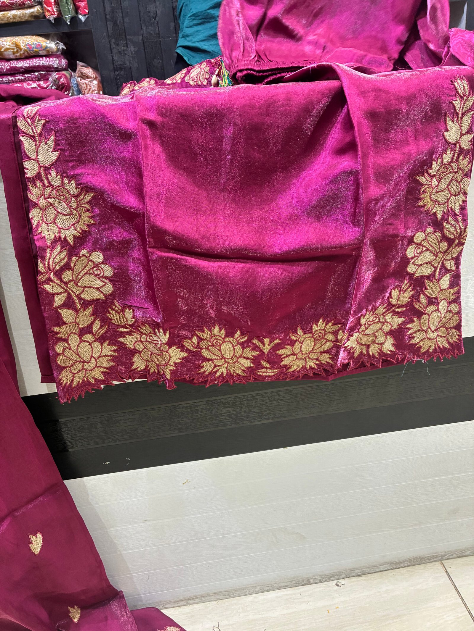 Elegant Ethnic Suit Set with Heavy Floral Work