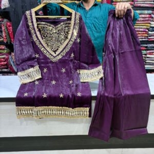 Trendy Short Kurti Plazo Set ✨