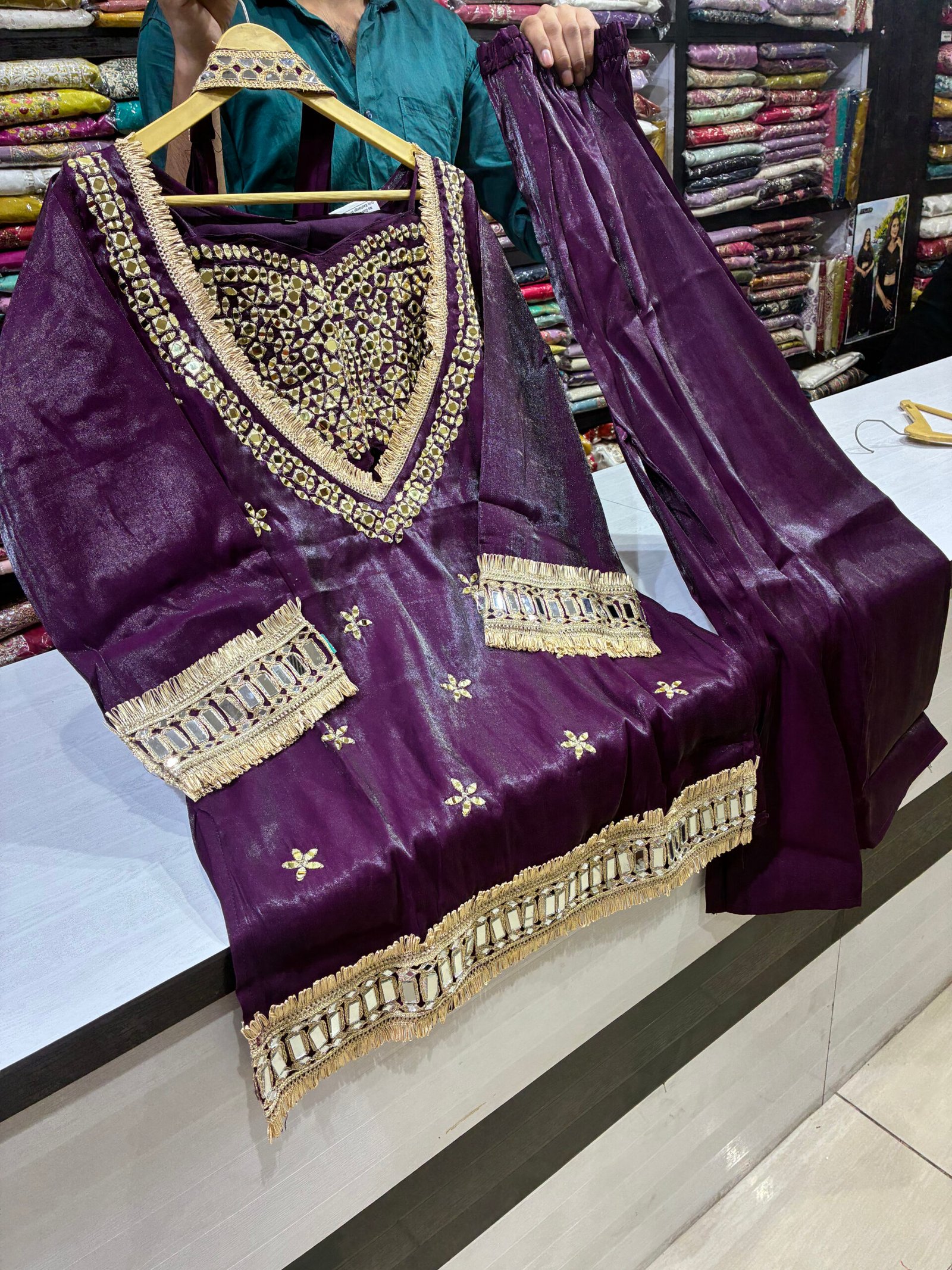 Trendy Short Kurti Plazo Set ✨