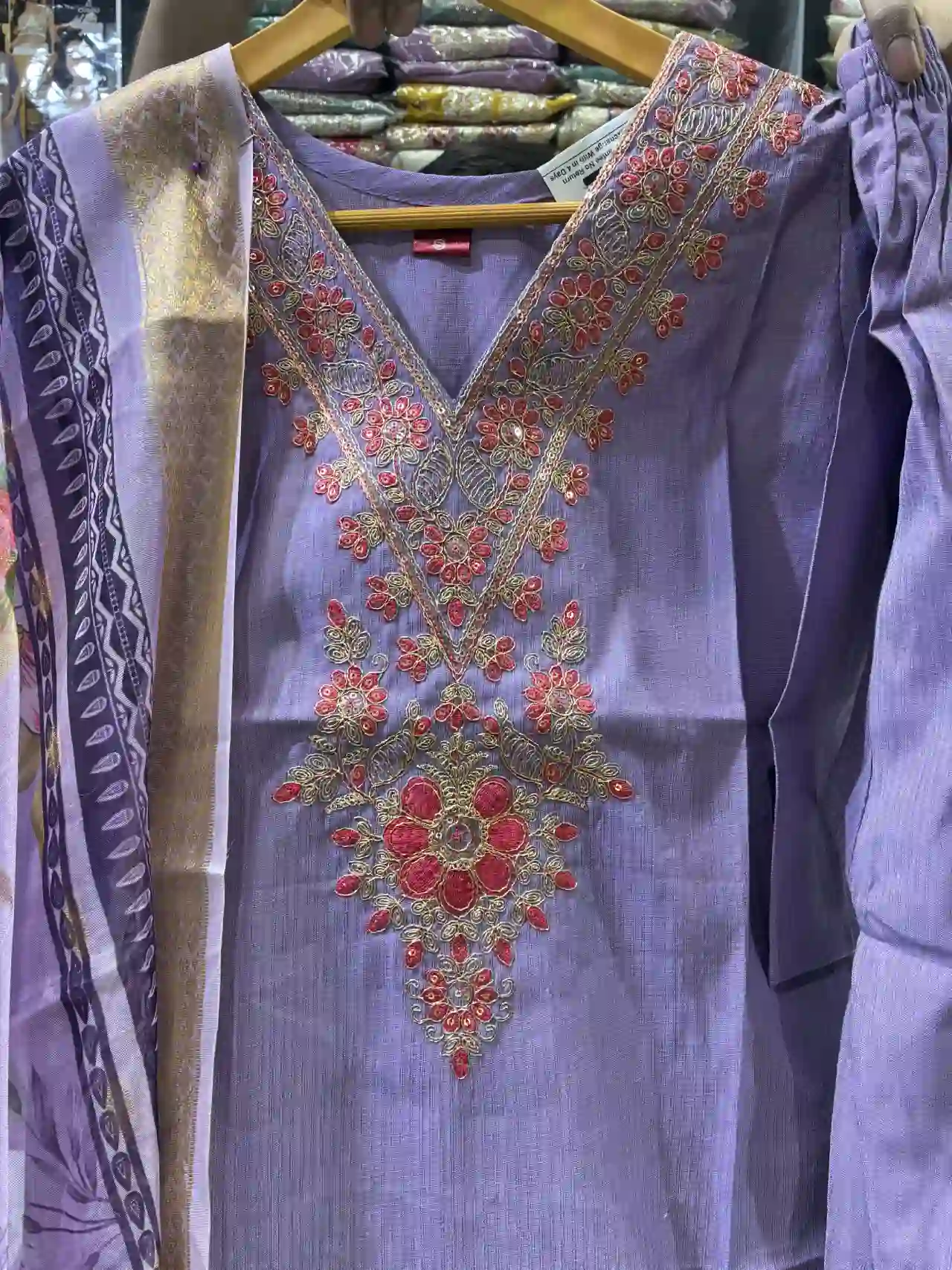 Lavender Straight Suit Set