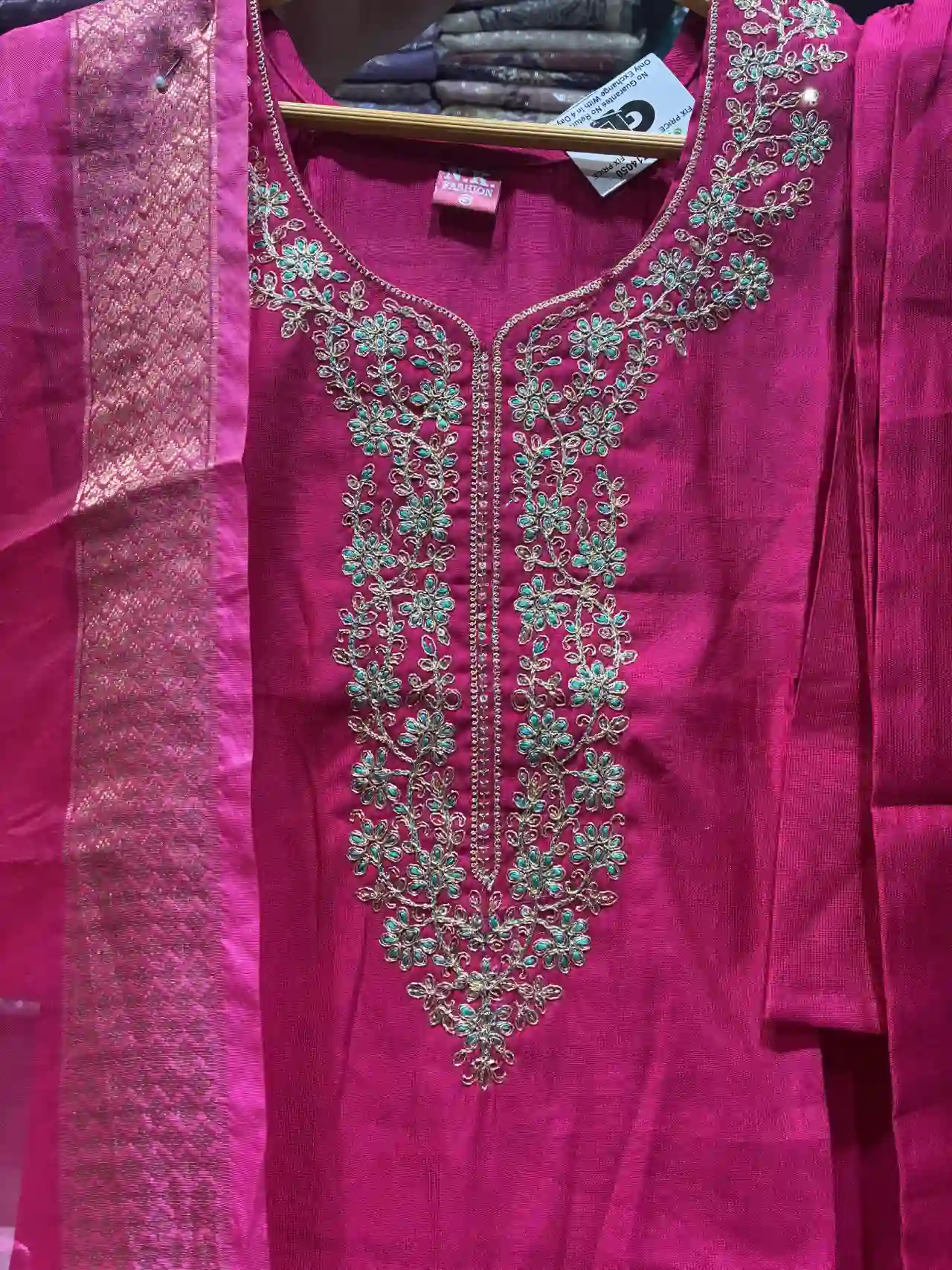 Rani Color Festive Kurta Set