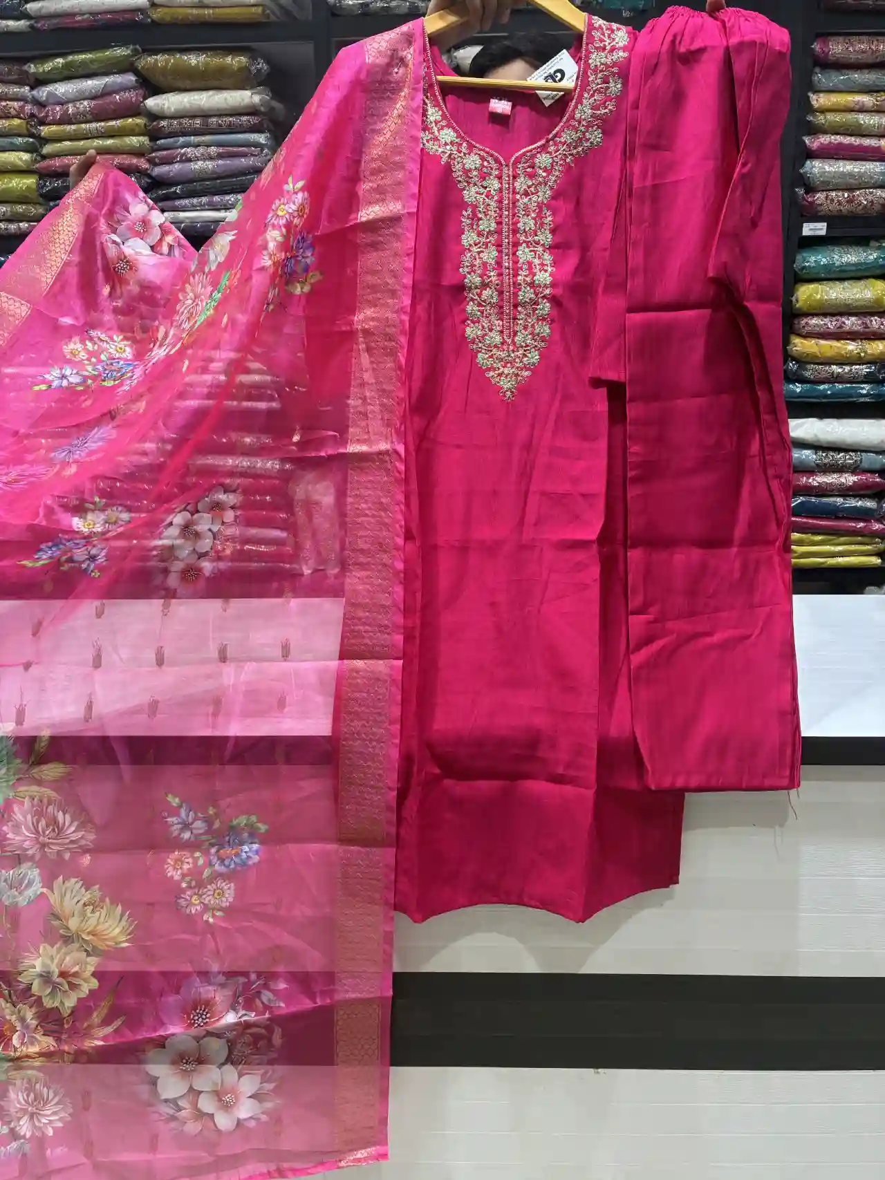 Rani Color Festive Kurta Set