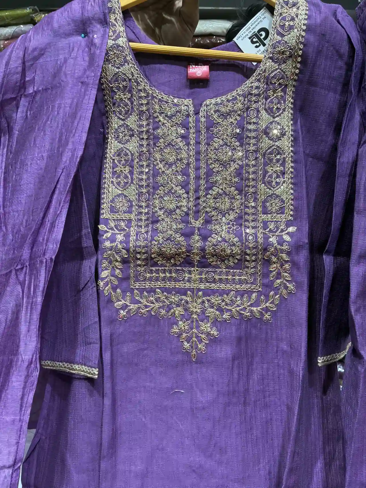 Rich Purple Festive Wear Salwar Suit
