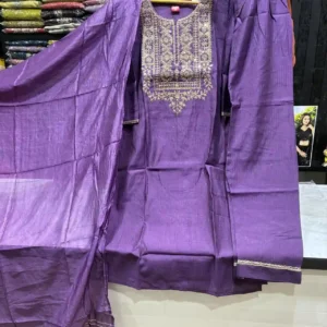 Rich Purple Festive Wear Salwar Suit