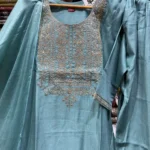 Sky Blue Festive 3-Piece Suit