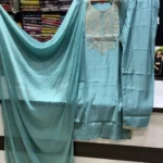 Sky Blue Festive 3-Piece Suit