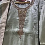 3-Piece Pista Green Festive Suit Set