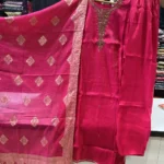 Ethnic Rani Pink Hand-Worked Suit (2)