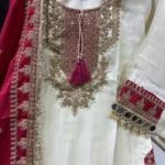 Majestic Cream Silk Salwar Suit-1