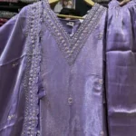 Royal Lavender 3-Piece Festive Suit-3