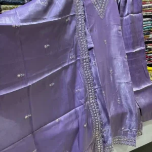 Royal Lavender 3-Piece Festive Suit-3
