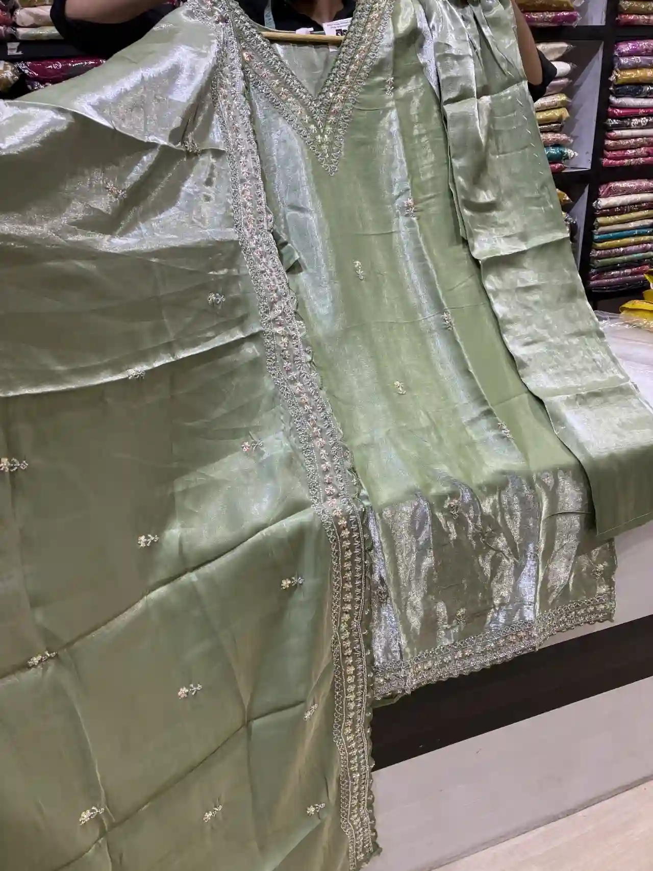 The Gilded Olive Kurta Set