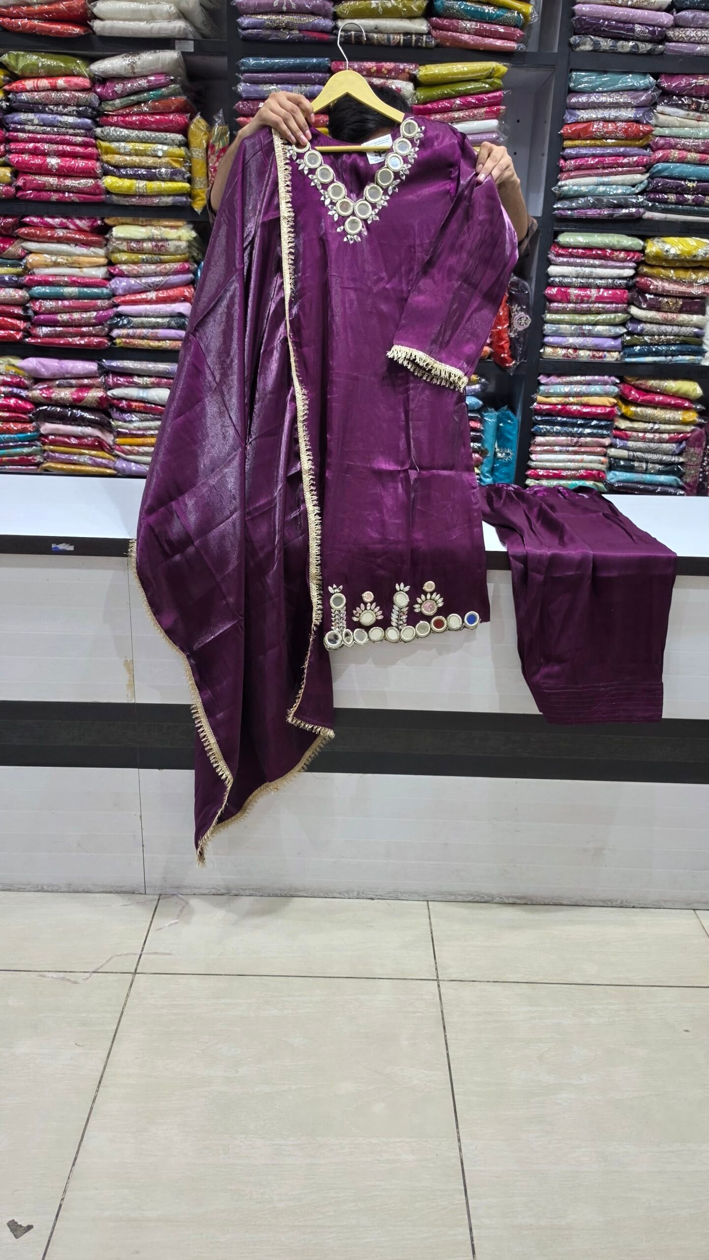 Royal Purple Glaze Mirror Suit