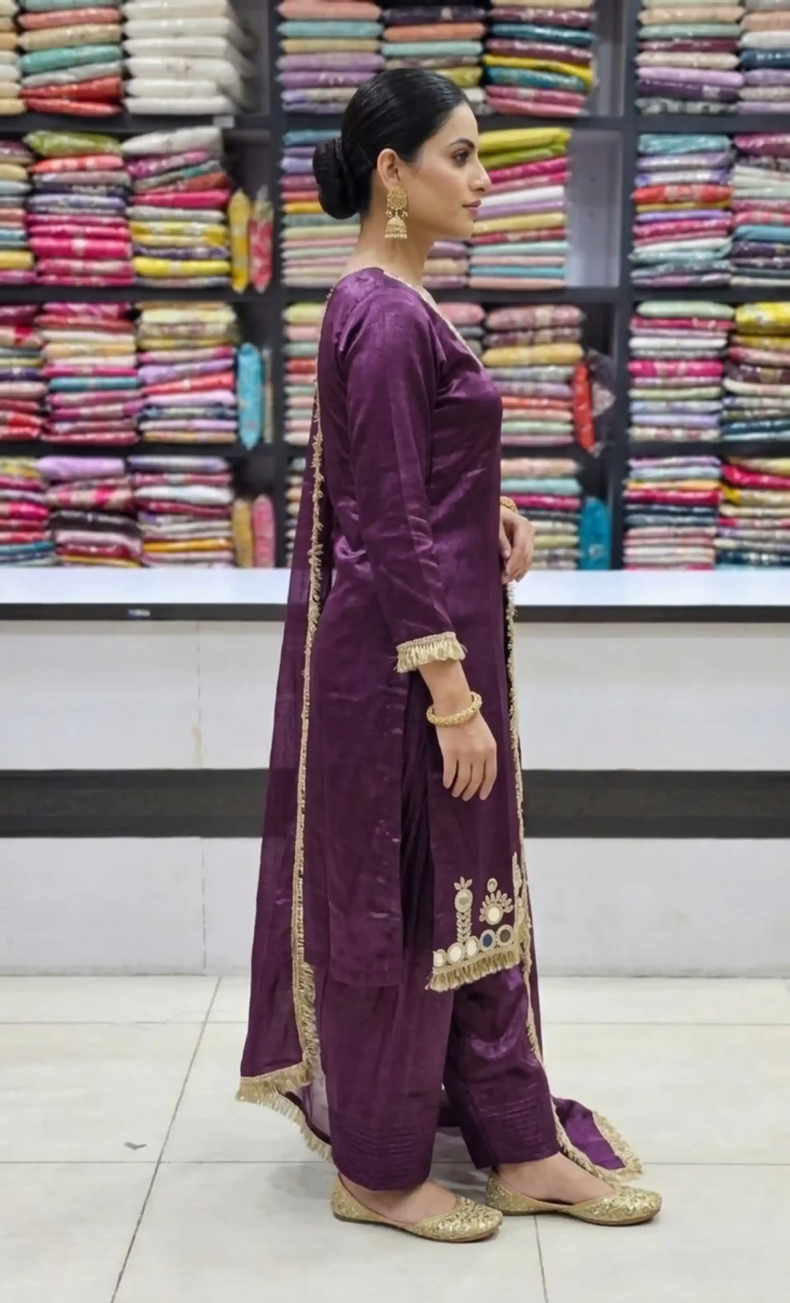 Royal Purple Glaze Mirror Suit
