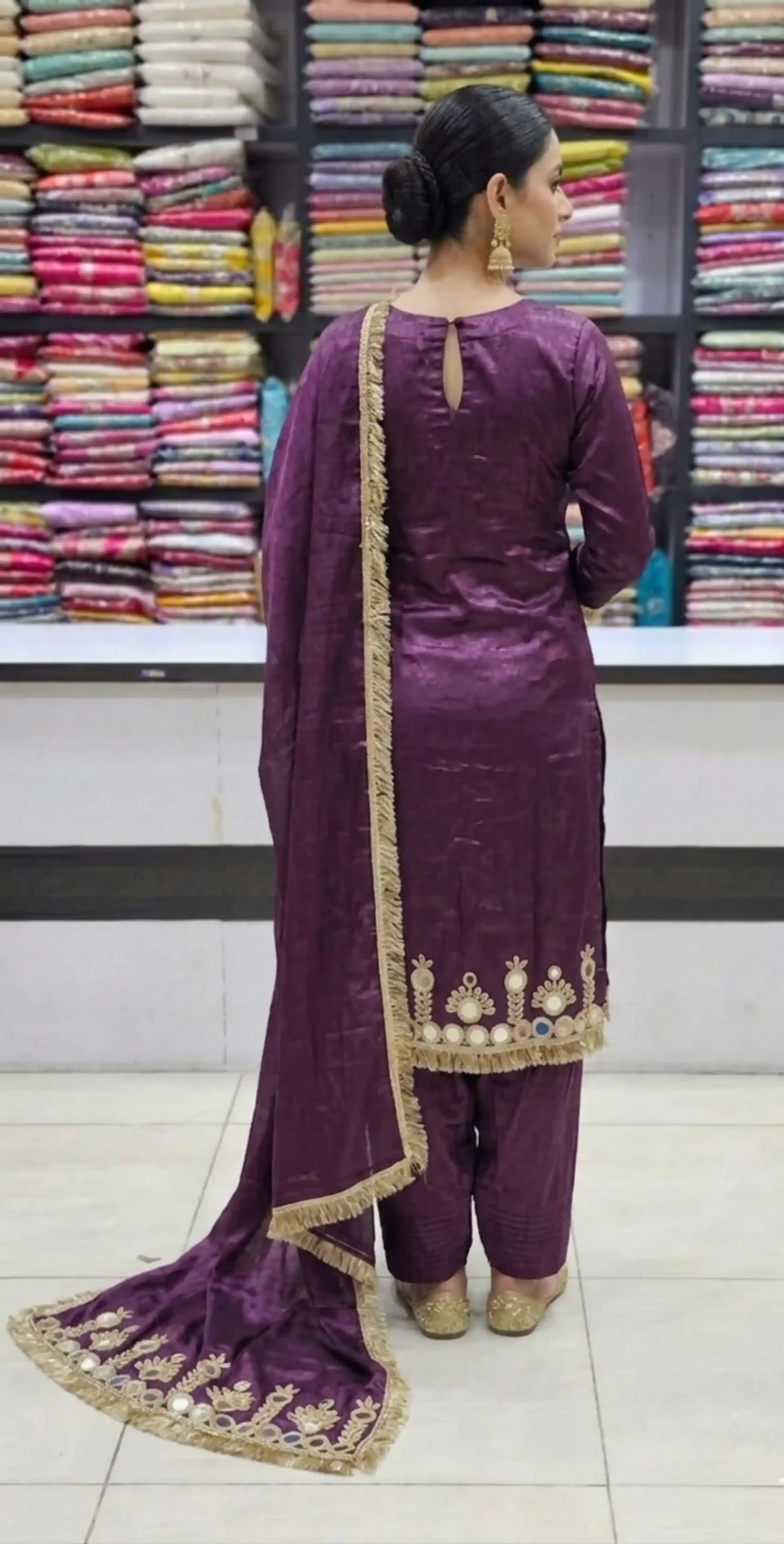 Royal Purple Glaze Mirror Suit