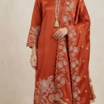 Rust Blossom Glaze Suit