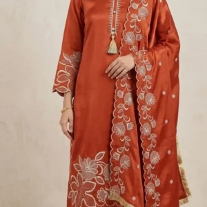 Rust Blossom Glaze Suit